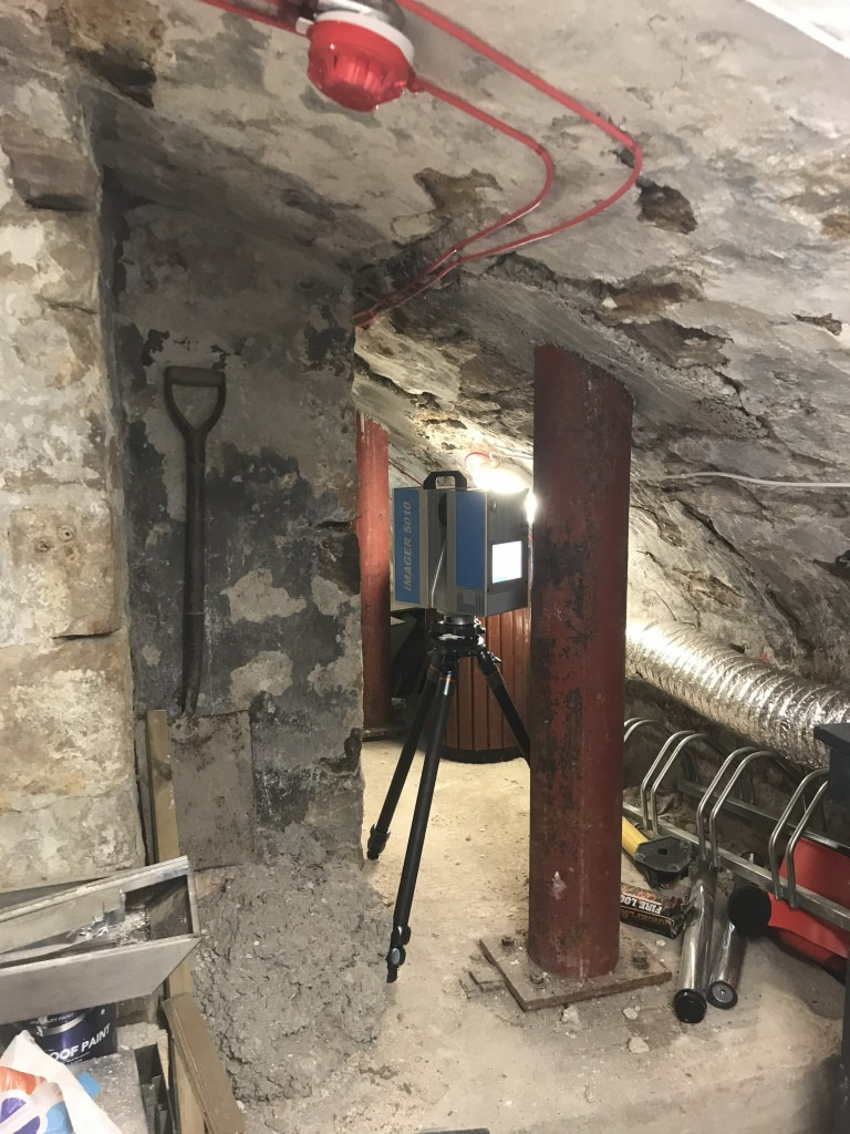 3D Scanning inside a basement