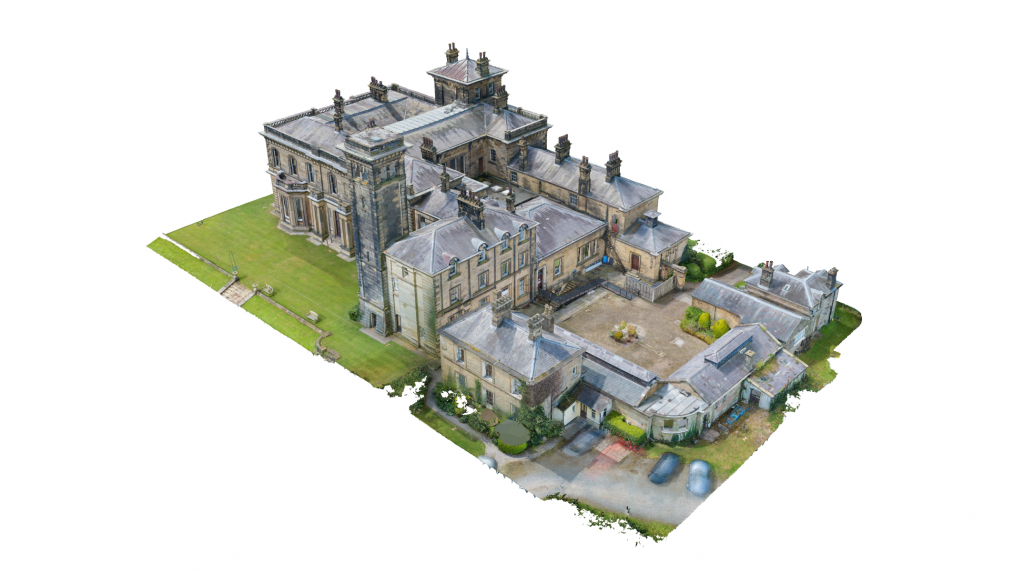 3D photogrammetric model produced from drone survey near Bay Horse, Lancaster